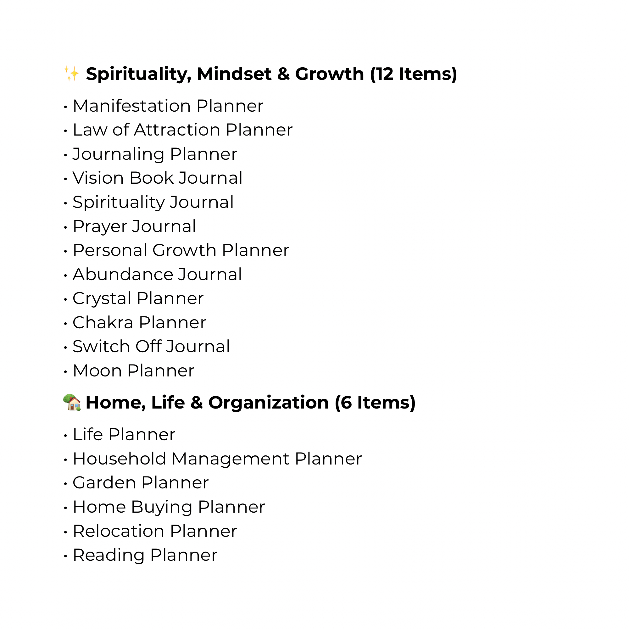 50 PLR Planner Bundle Resell Rights - Canva Editable Vault - Image 5