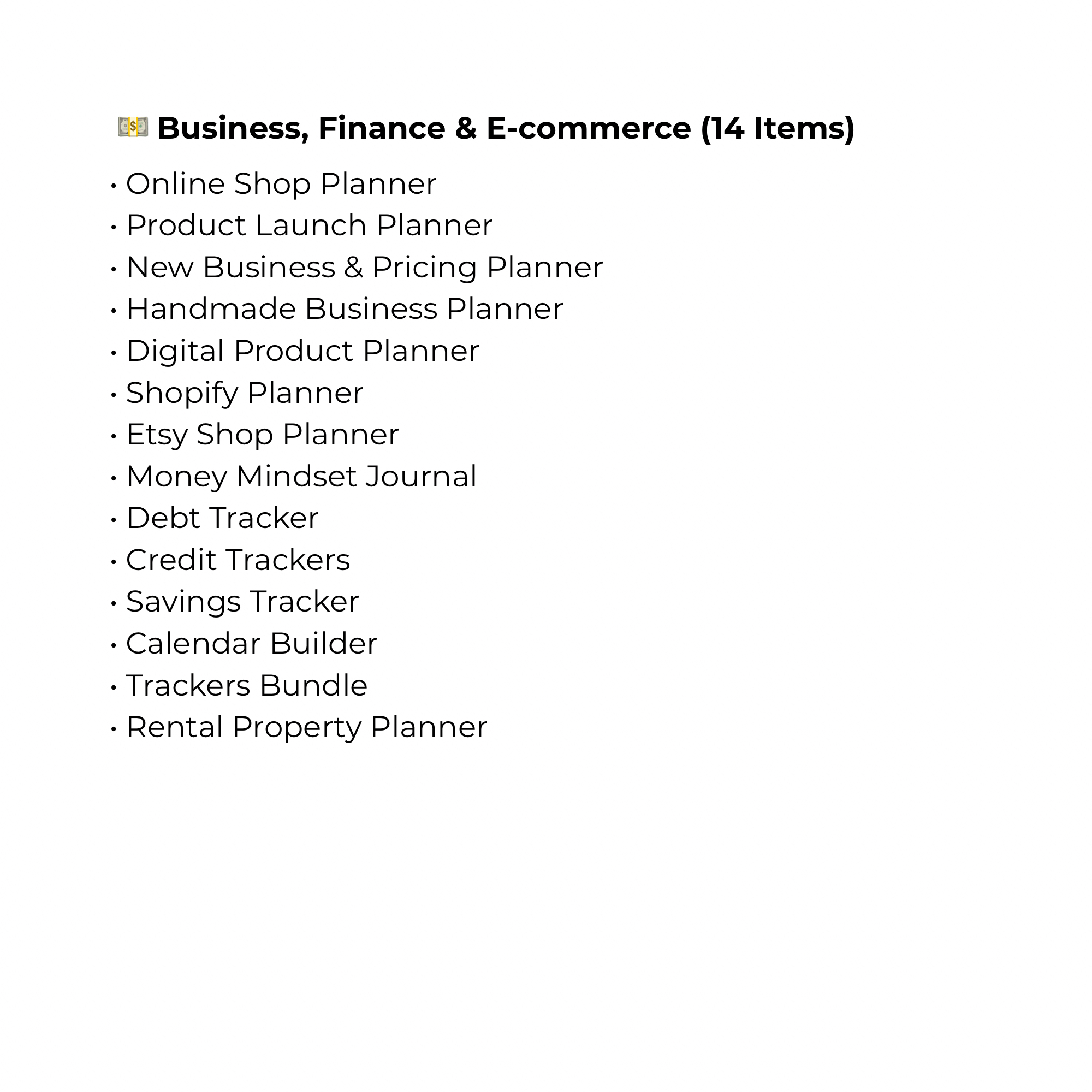 50 PLR Planner Bundle Resell Rights - Canva Editable Vault - Image 6
