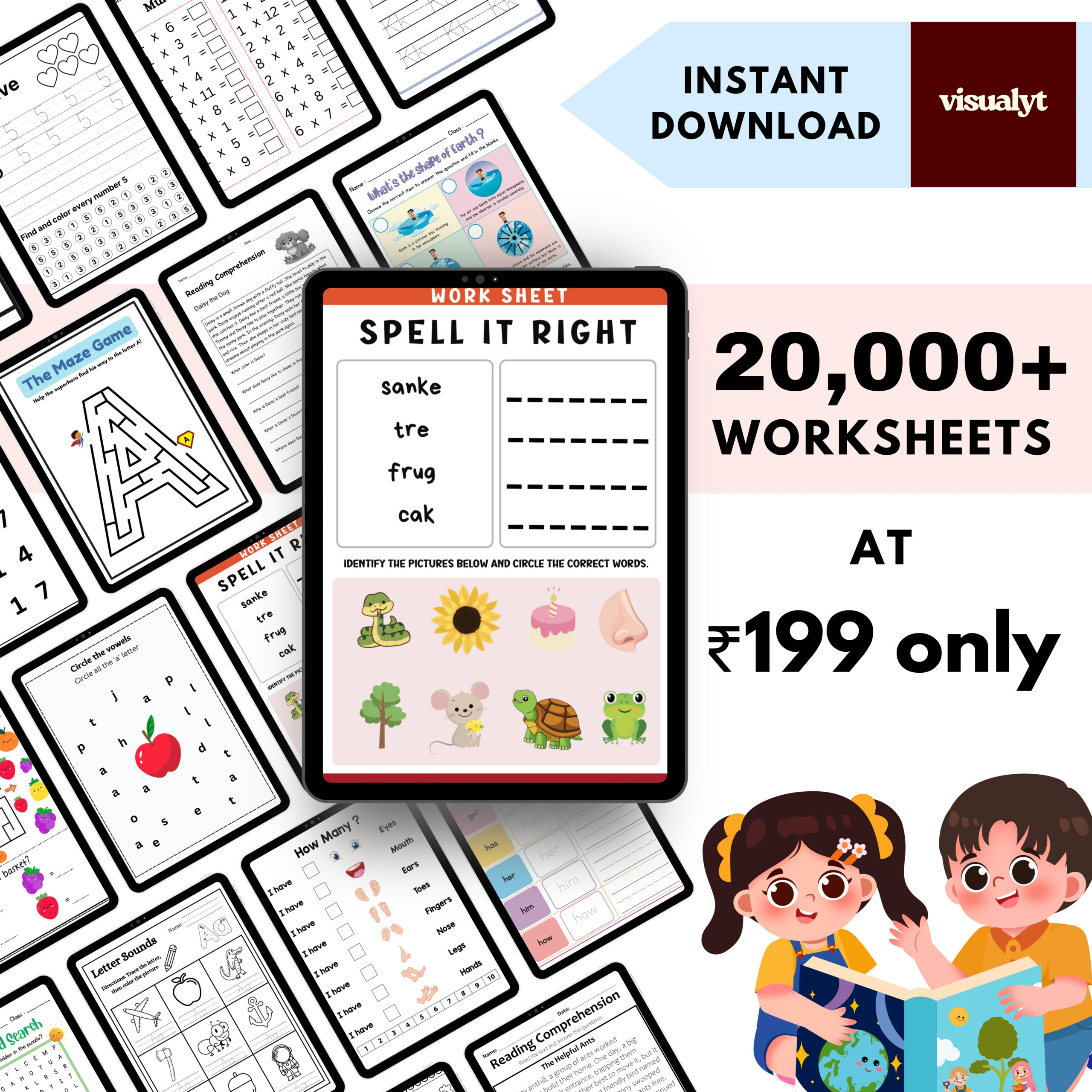 20000 Printable Worksheets